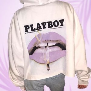 Misguided x Playboy Oversized Hoodie